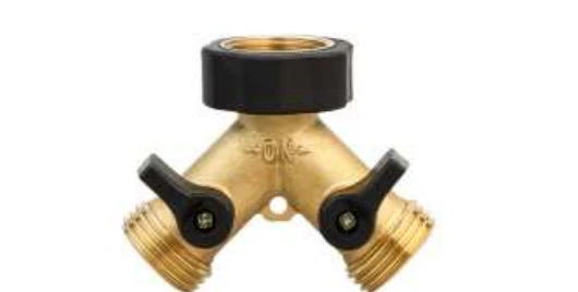 Brass 2-Way Hose Splitter