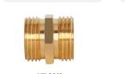 Brass Double Male Connector
